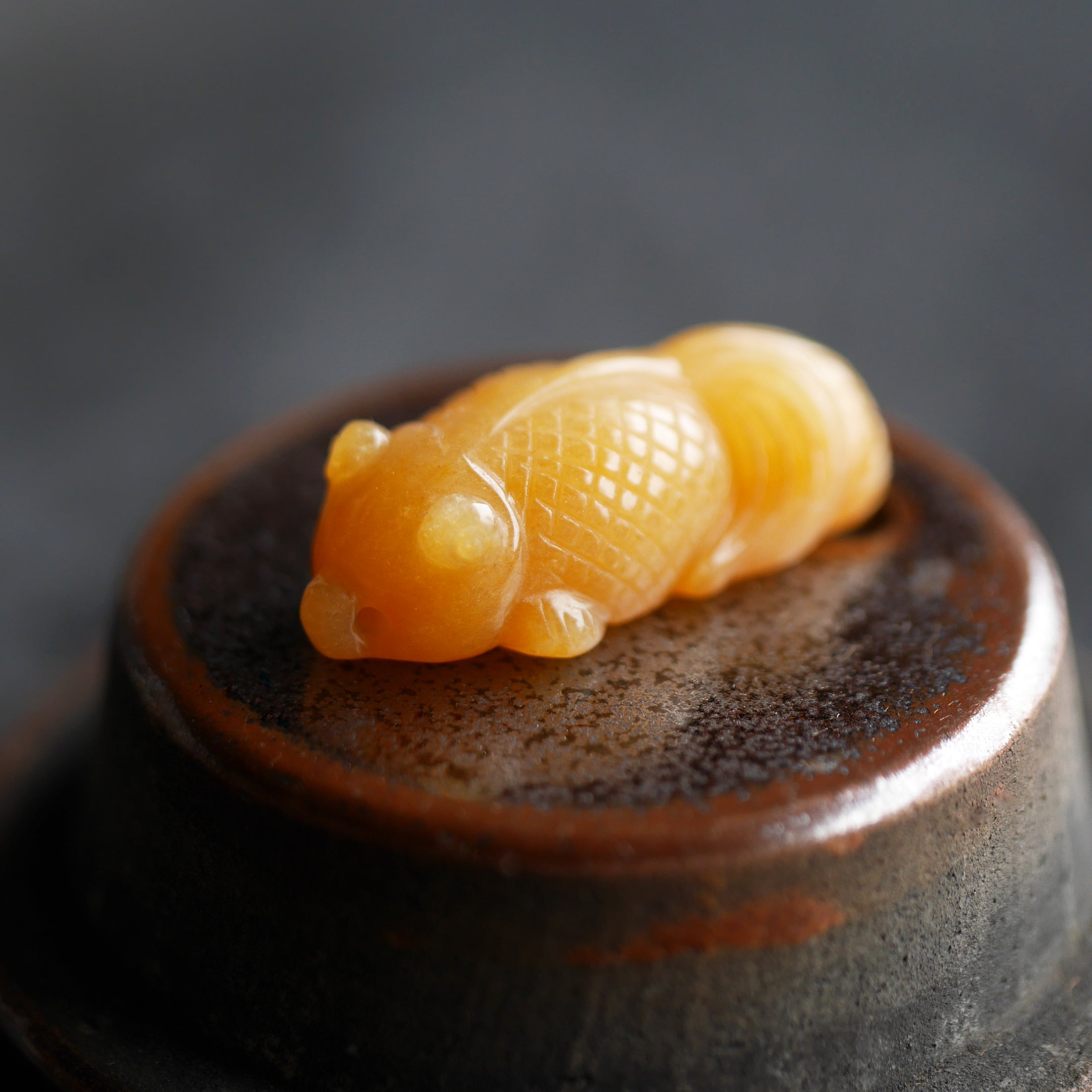本翡翠金魚 黄翡翠金魚ブレスレットR041 L～LLサイズ | 粒金ホワイティー